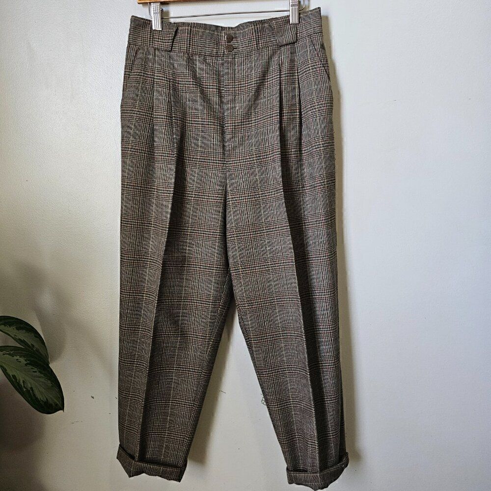 EUC LIKE NEW FUNDAMENTAL THINGS PETITES VINTAGE STYLE PLEATED TROUSERS SIZE 14P
